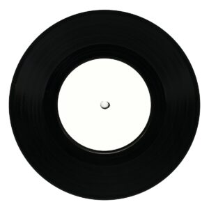 Black vinyl record