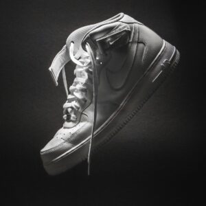 White low-top shoe