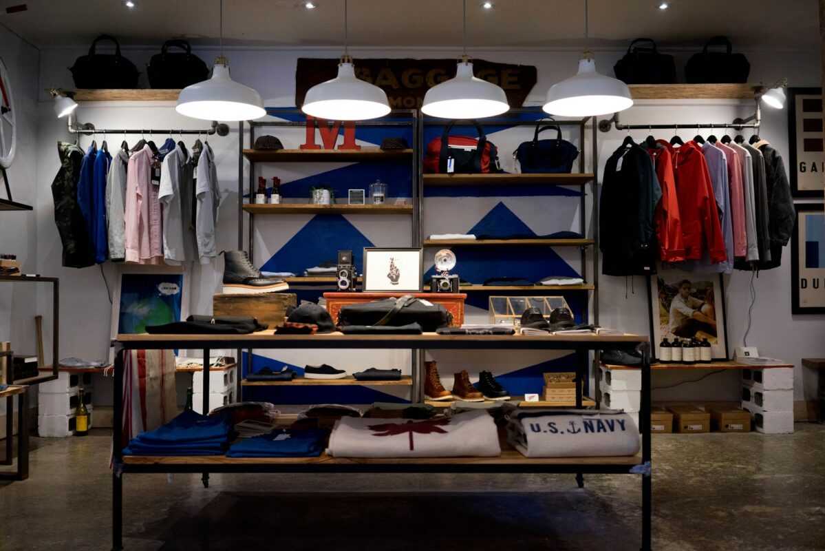 Apparel store interior